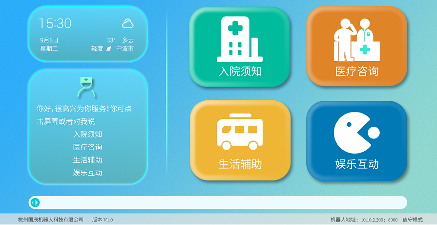 導(dǎo)診迎賓機(jī)器人界面